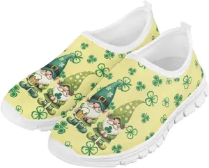 4 Leaf Shoes for Girls Running Slip On Shoes Size Little Kid St. Patrick's Day Shoes