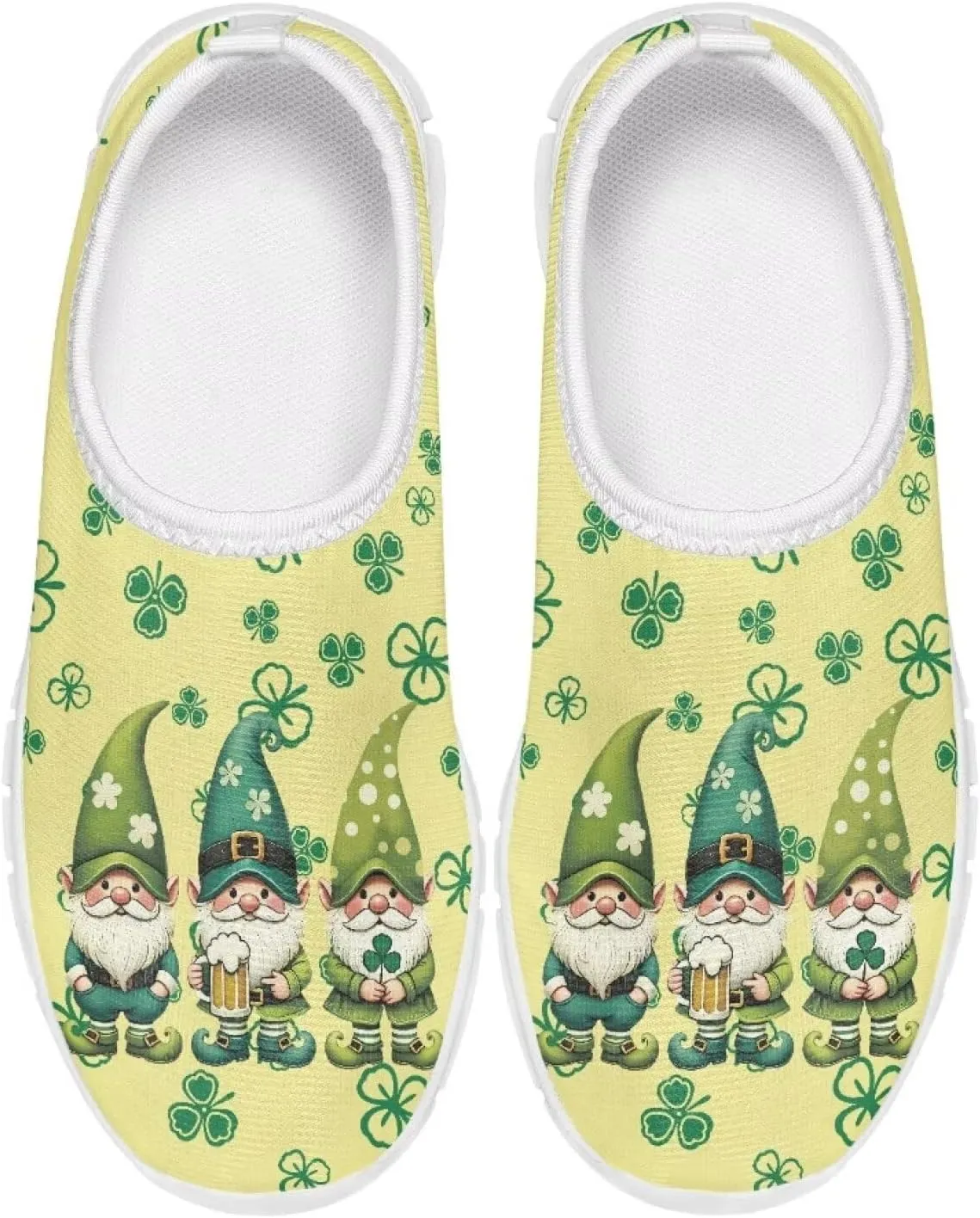 4 Leaf Shoes for Girls Running Slip On Shoes Size Little Kid St. Patrick's Day Shoes