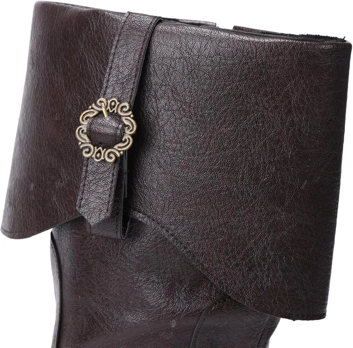 ACE SHOCK Men Renaissance Boots Pirate Costume Boot Medieval Steampunk Boots Vintage Cosplay Shoes for Halloween