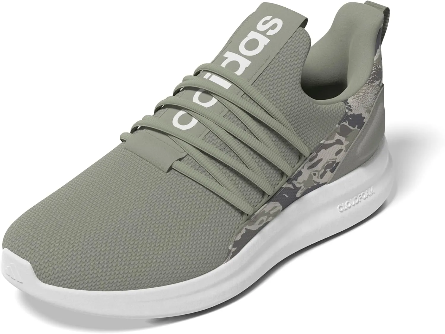 adidas Mens Lite Racer Adapt 7.0 Slip On Sneakers Shoes Casual - Black