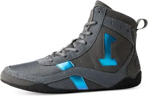 AIRFUL Squat Weightlifting Shoes for Men Indoor Gym Sports Comprehensive Training Shoes for Wrestling, MMA, Martial Arts, Powerlifting and Bodybuilding (Color : Gray, Size : 11 Women/9.5 Men)