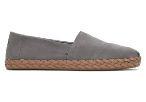 Alpargata Leather Suede Cement