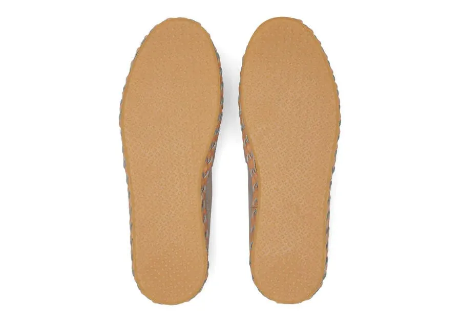 Alpargata Leather Suede Cement