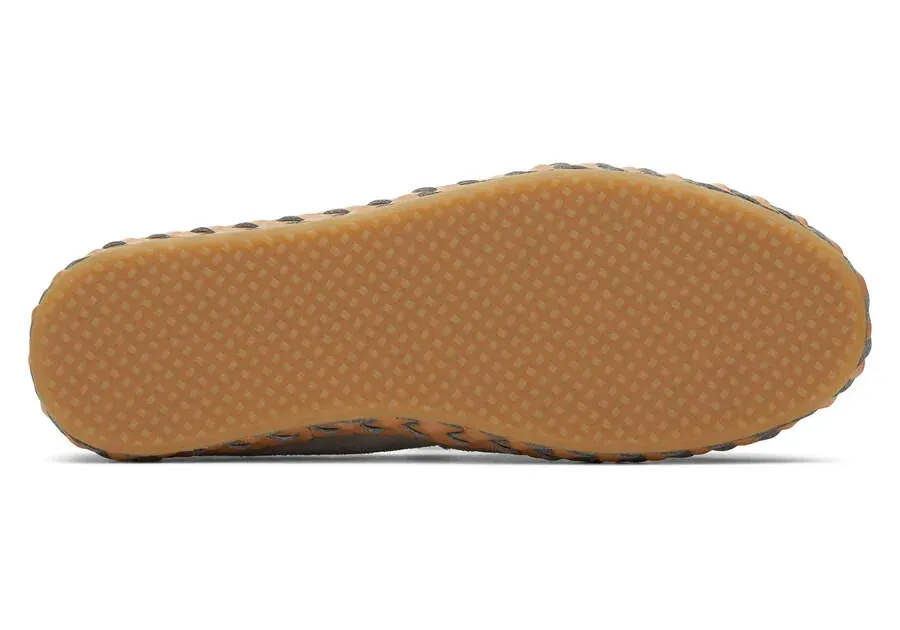 Alpargata Leather Suede Cement