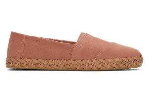 Alpargata Leather Suede Rose