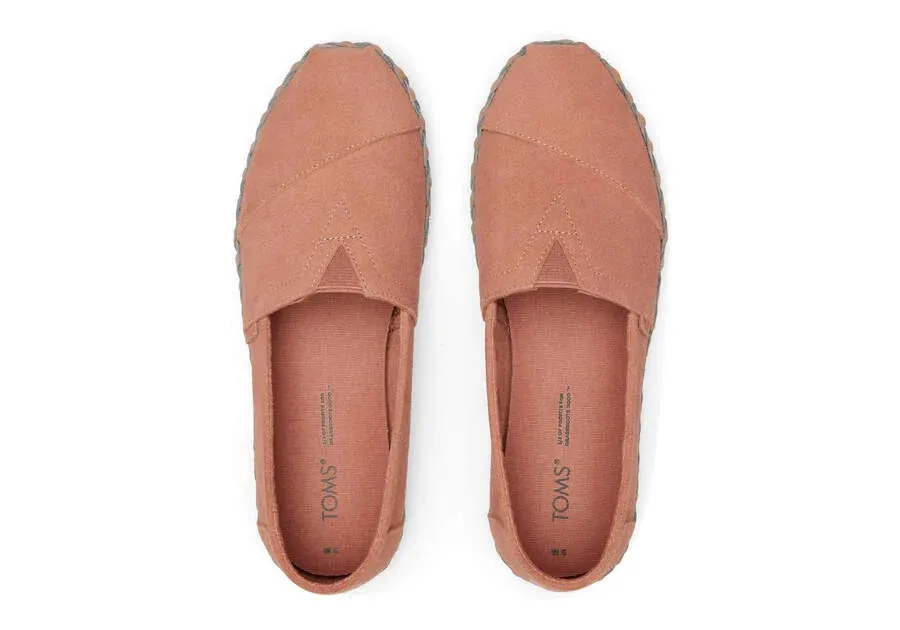 Alpargata Leather Suede Rose
