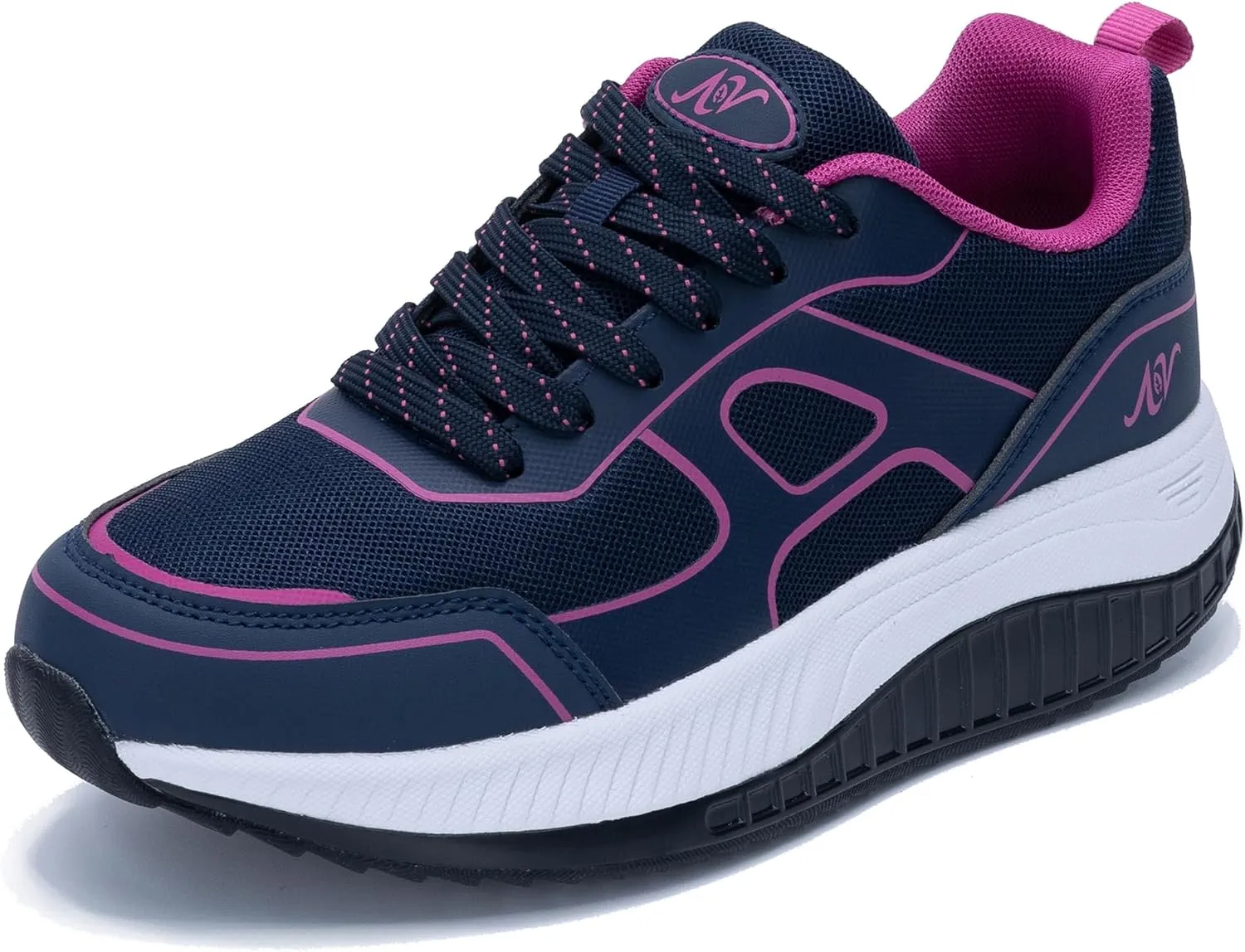 AOV Womens Walking Shoes with Arch Support Plantar Fasciitis Sneakers Gym Tennis for Foot and Heel Pain Relief