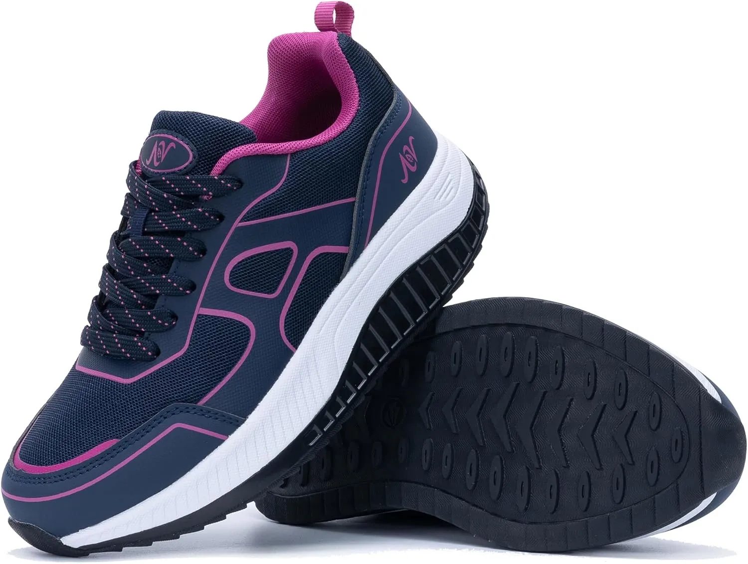 AOV Womens Walking Shoes with Arch Support Plantar Fasciitis Sneakers Gym Tennis for Foot and Heel Pain Relief