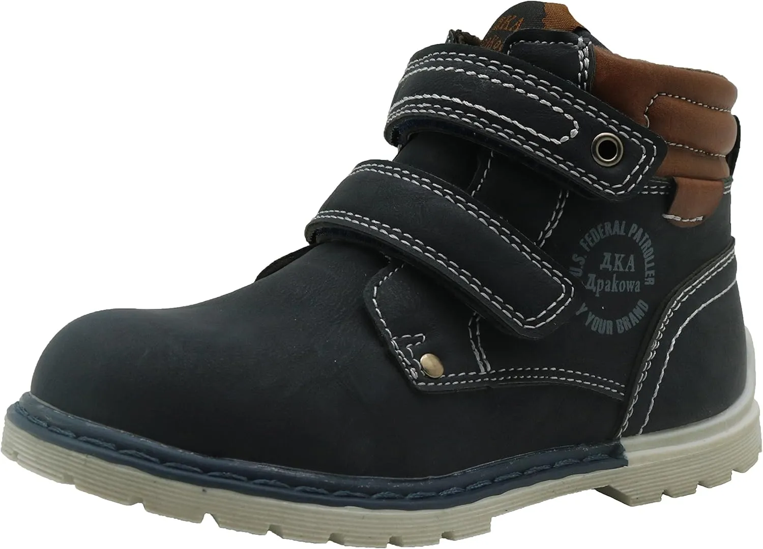 Apakowa Toddler Little Boys Water Resistant Ankle Work Boots (Toddler/Little Kid)