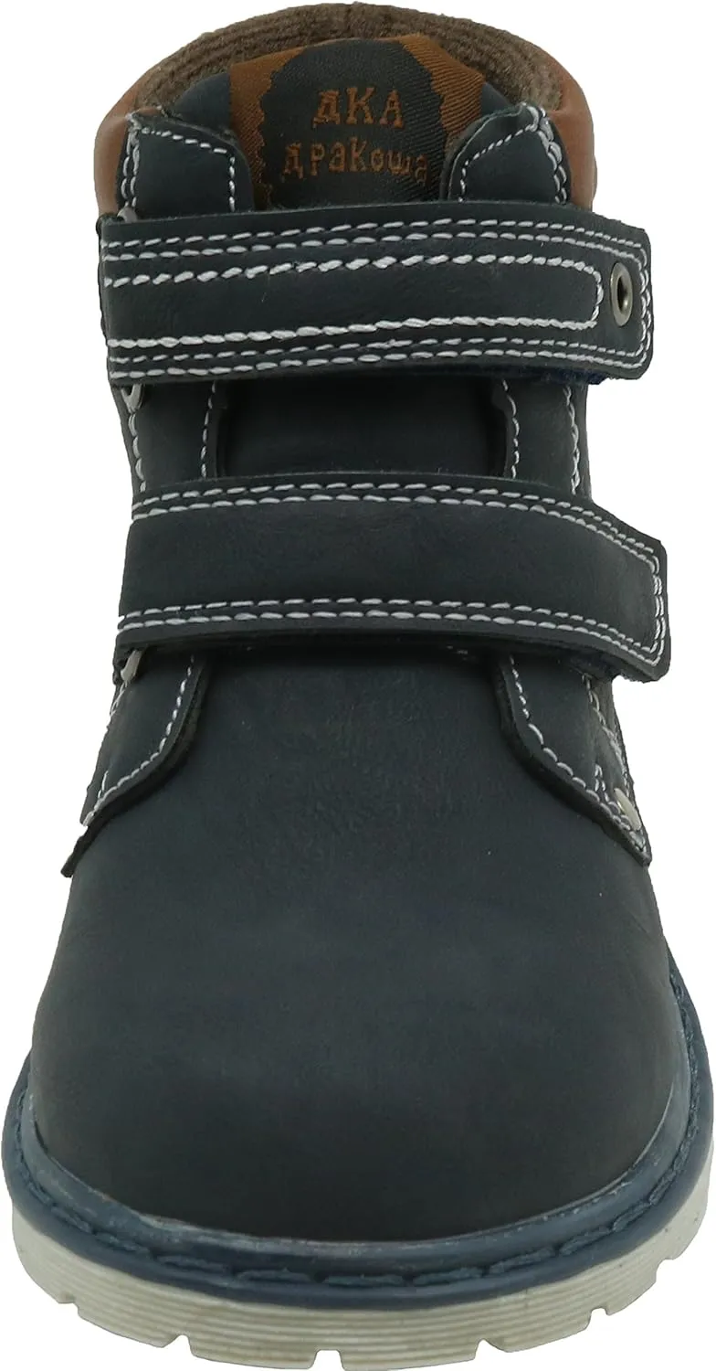 Apakowa Toddler Little Boys Water Resistant Ankle Work Boots (Toddler/Little Kid)