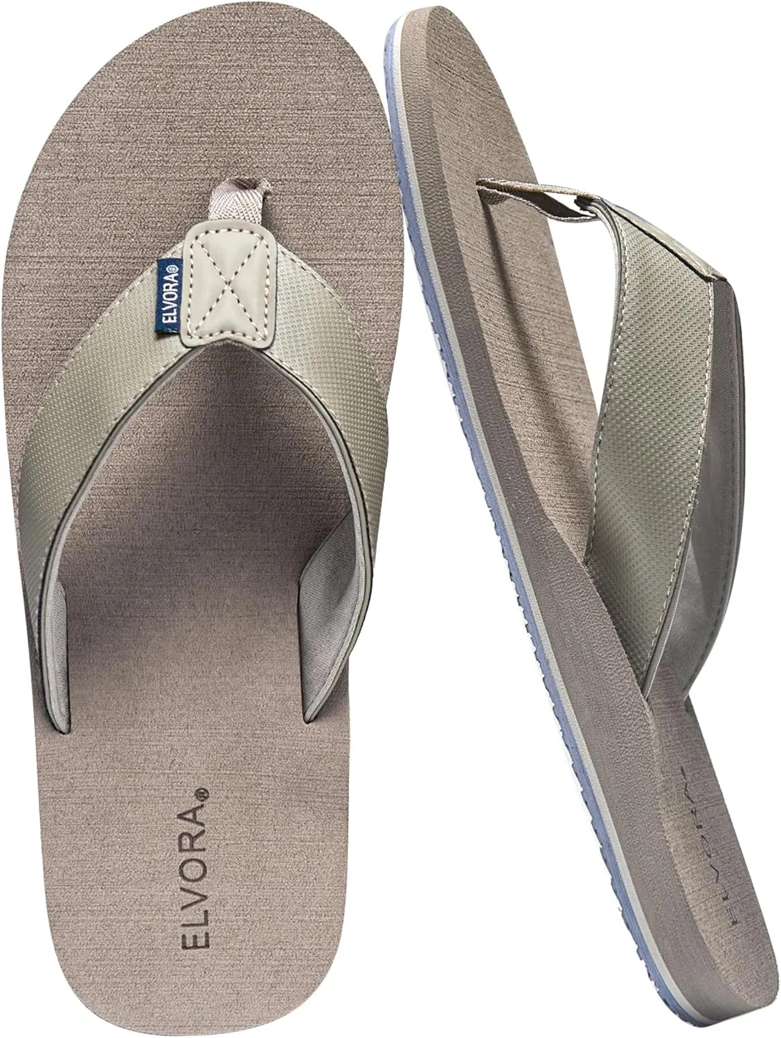 Arch Support Flip Flops for Men - Beach Sandals with Comfortable Cushioning