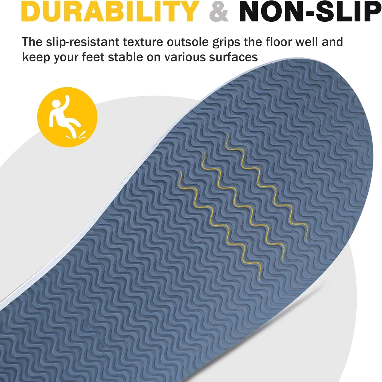 Arch Support Flip Flops for Men - Beach Sandals with Comfortable Cushioning