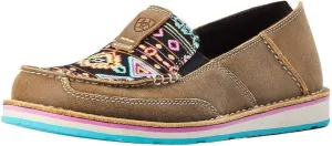 ARIAT BMVY9 Womens Cruiser Brown Bomber/Neon Lights 6.5