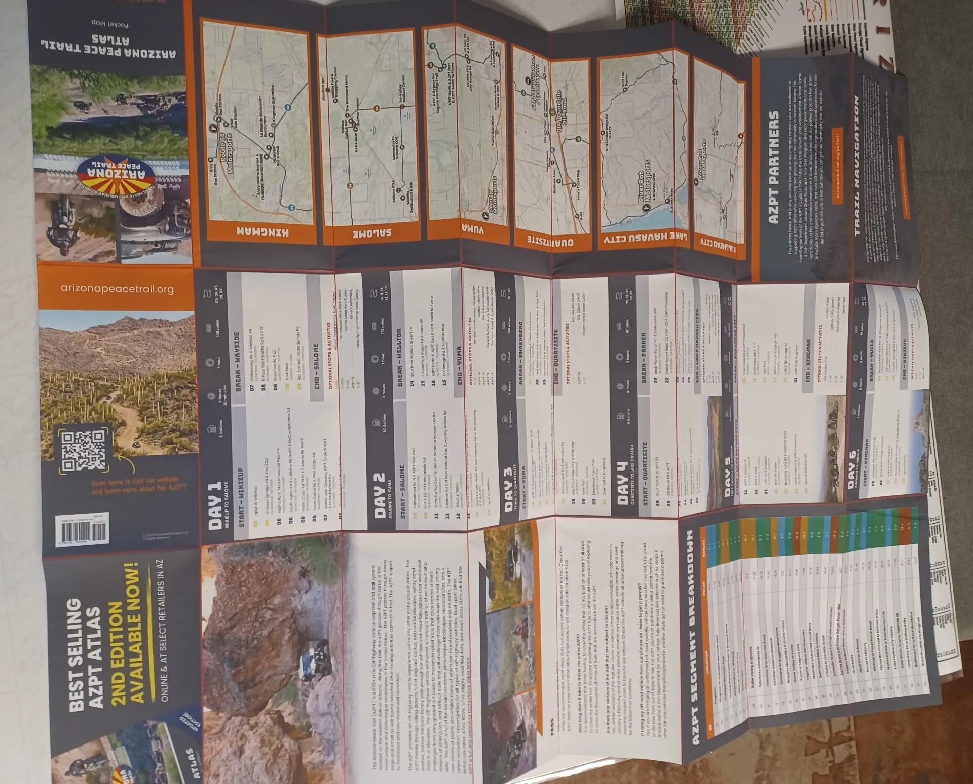 Arizona Peace Trail Atlas - Pocket Map [Map] Staff and Partners