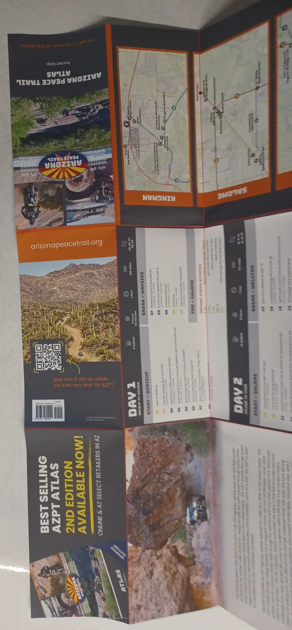 Arizona Peace Trail Atlas - Pocket Map [Map] Staff and Partners