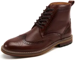 Arkbird Mens Chelsea Boots, Stylish and Comfort Leather Chukka Ankle Boots with Zipper