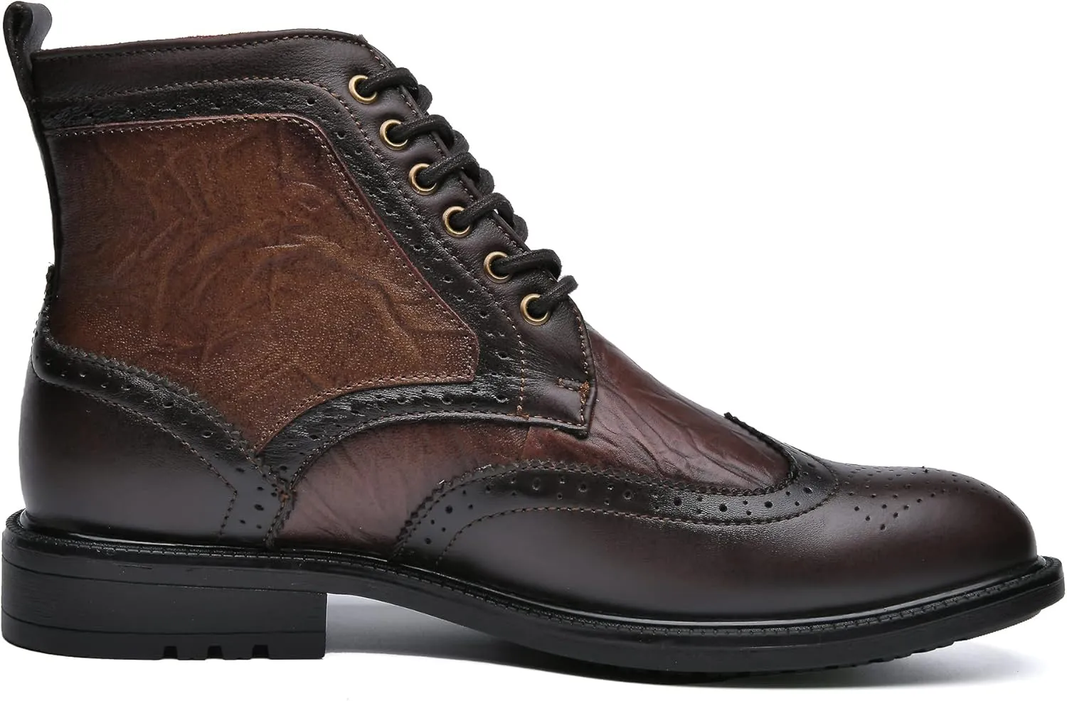 Arkbird Mens Chelsea Boots, Stylish and Comfort Leather Chukka Ankle Boots with Zipper