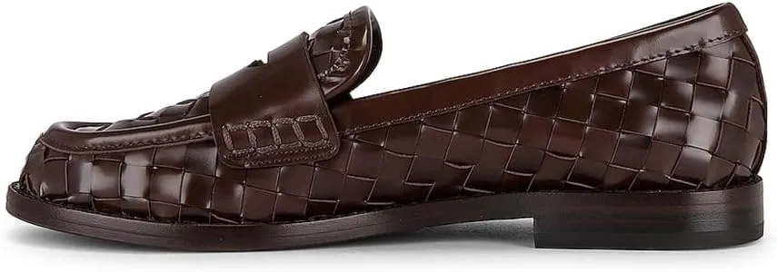 Arqa Penny Loafers for Women Comfortable Slip on Formal Work Flats Natural Raffia Woven Flats Dressy Casual Walking Shoes