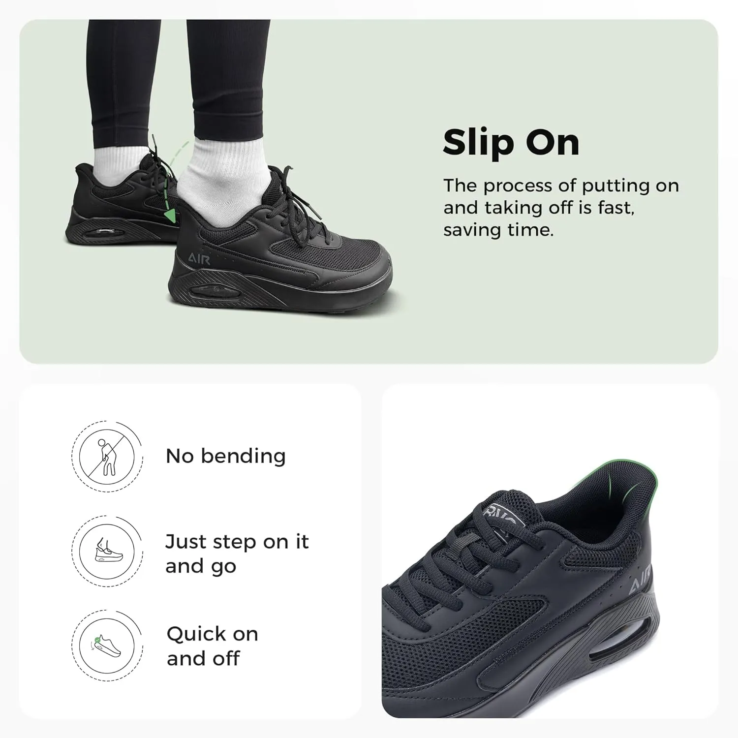 Artlea Wide Toe Box Walking Shoes Women Plantar Fasciitis Orthotic Sneakers Tennis Running Shoes Slip On Comfortable Sneakers US 6-11