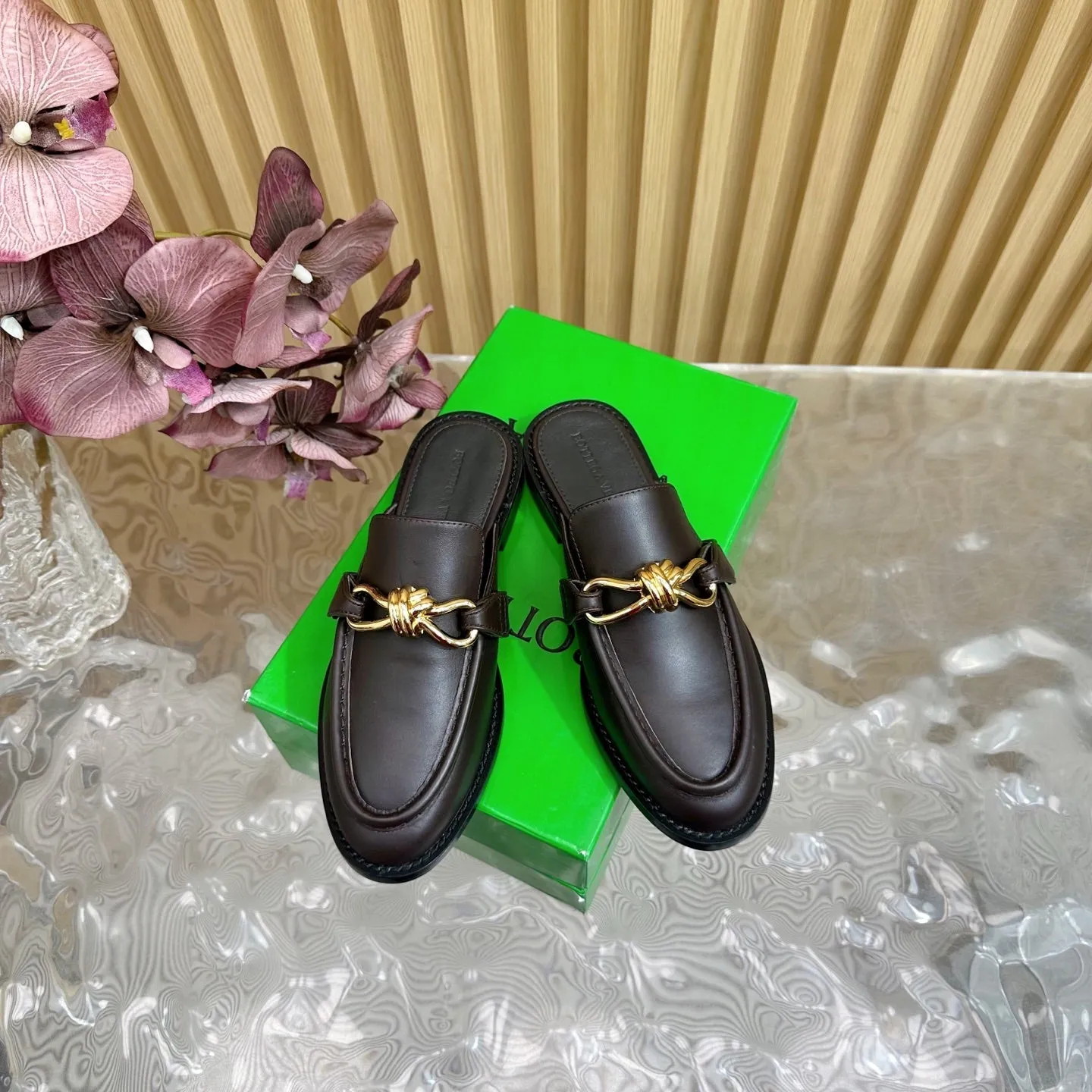 Astaire Loafer Dark Brown Lambskin Ghw 176175