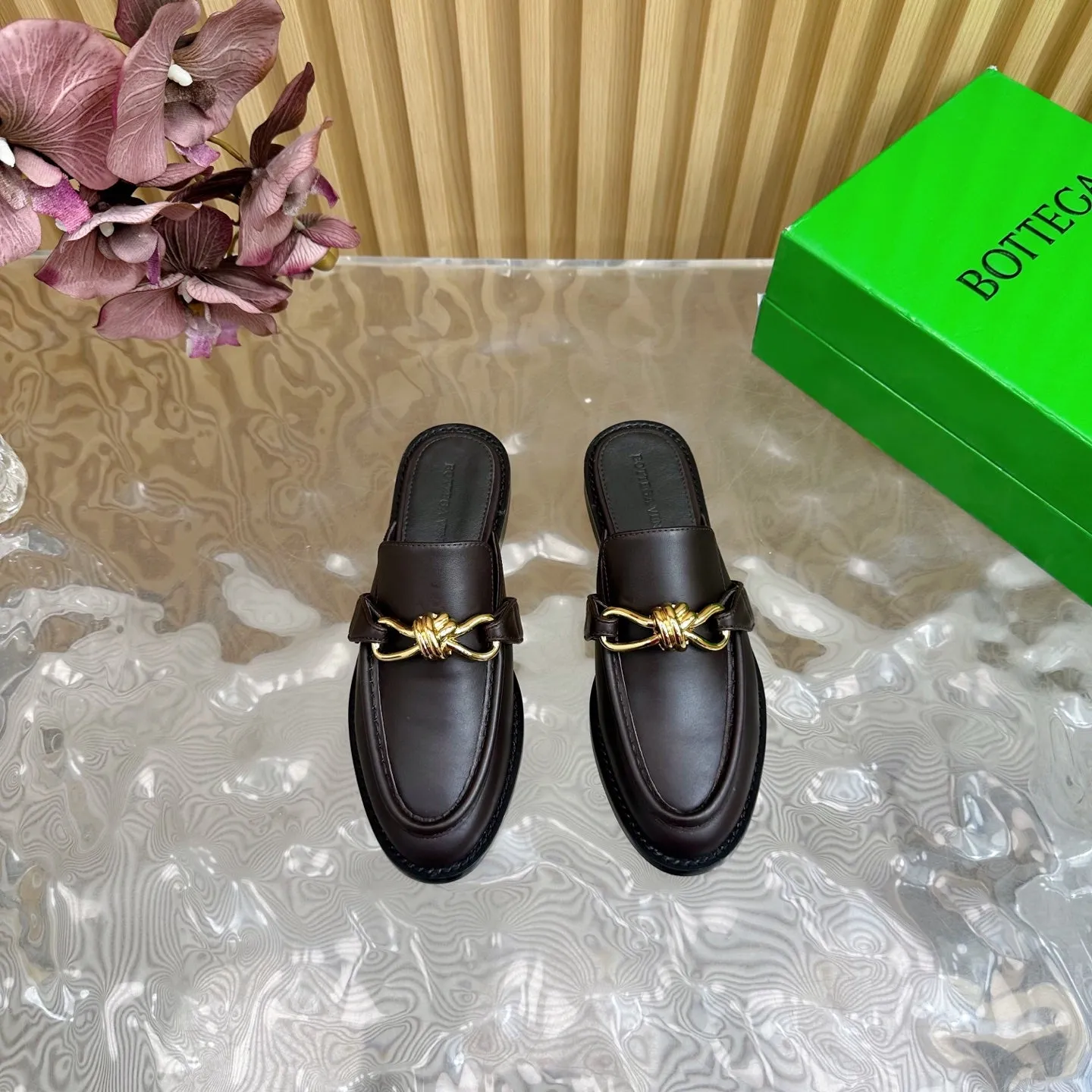 Astaire Loafer Dark Brown Lambskin Ghw 176175