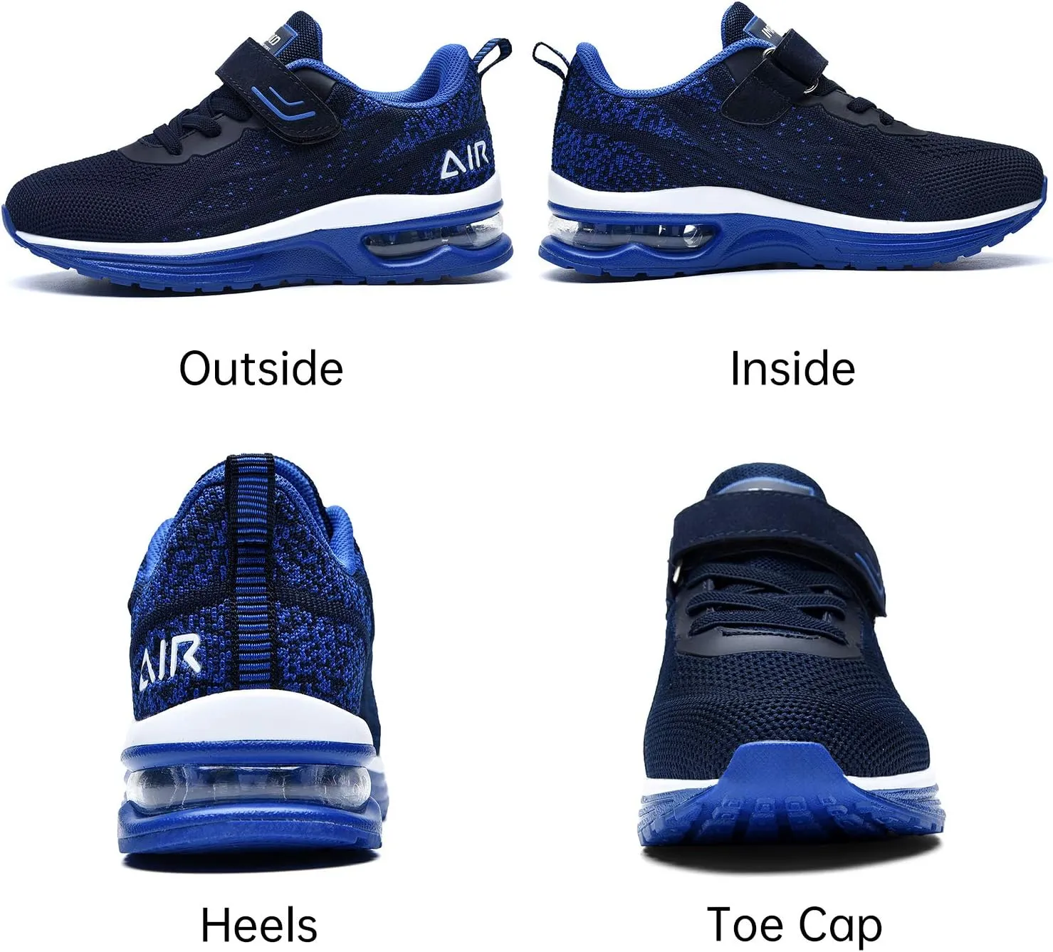 Autper Kids Air Tennis Running Shoes Memory Foam Athletic Lightweight Sports Walking Sneakers for Boys Girls (Little Kid/Big Kid)