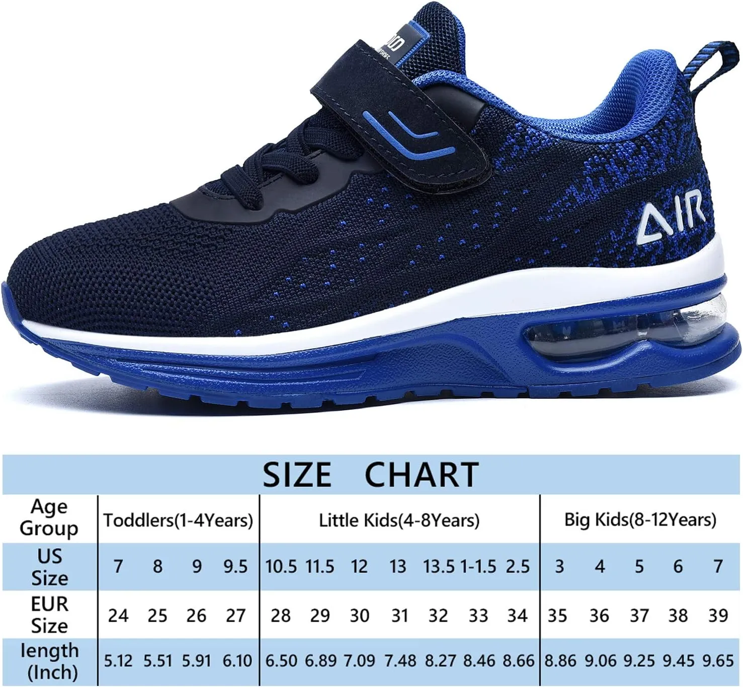 Autper Kids Air Tennis Running Shoes Memory Foam Athletic Lightweight Sports Walking Sneakers for Boys Girls (Little Kid/Big Kid)