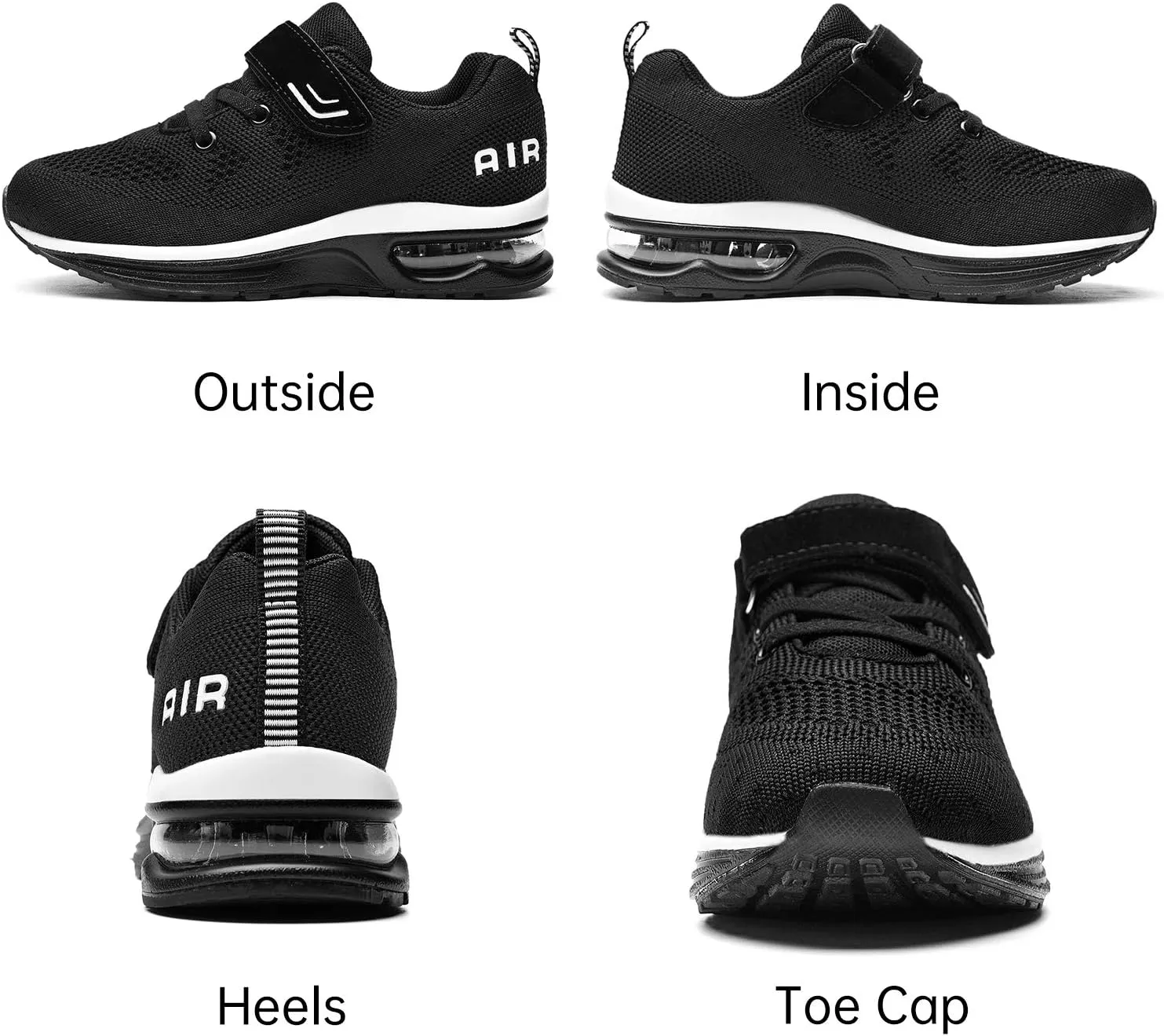Autper Kids Air Tennis Running Shoes Memory Foam Athletic Lightweight Sports Walking Sneakers for Boys Girls (Little Kid/Big Kid)