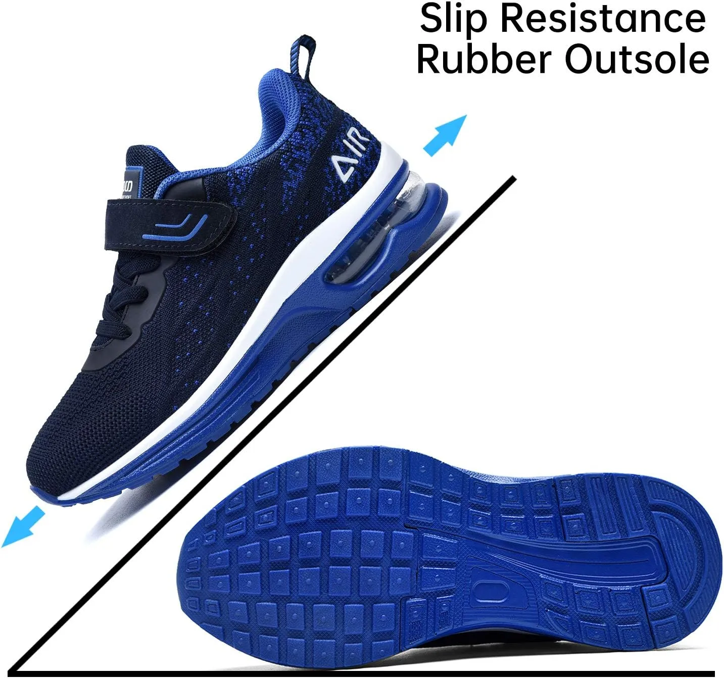 Autper Kids Air Tennis Running Shoes Memory Foam Athletic Lightweight Sports Walking Sneakers for Boys Girls (Little Kid/Big Kid)