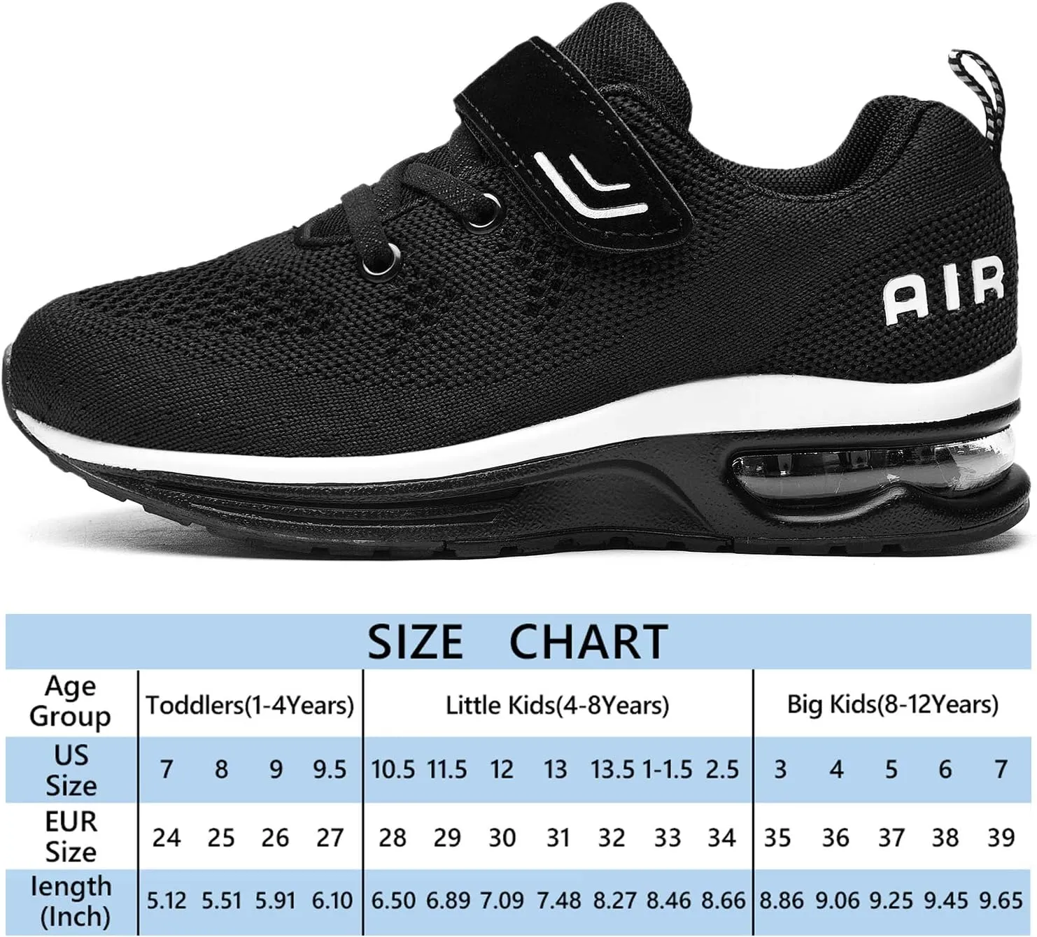 Autper Kids Air Tennis Running Shoes Memory Foam Athletic Lightweight Sports Walking Sneakers for Boys Girls (Little Kid/Big Kid)