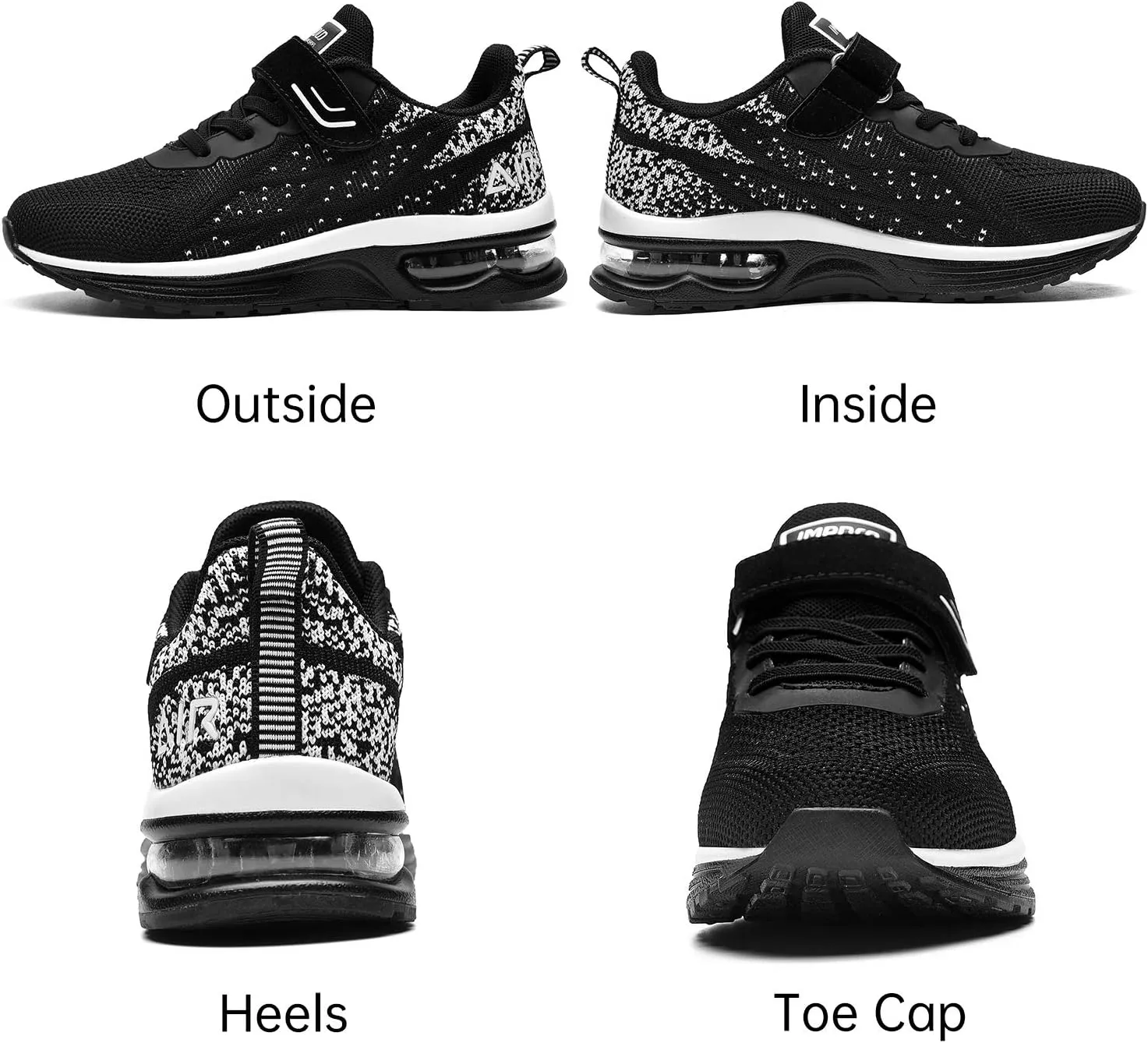 Autper Kids Air Tennis Running Shoes Memory Foam Athletic Lightweight Sports Walking Sneakers for Boys Girls (Little Kid/Big Kid)
