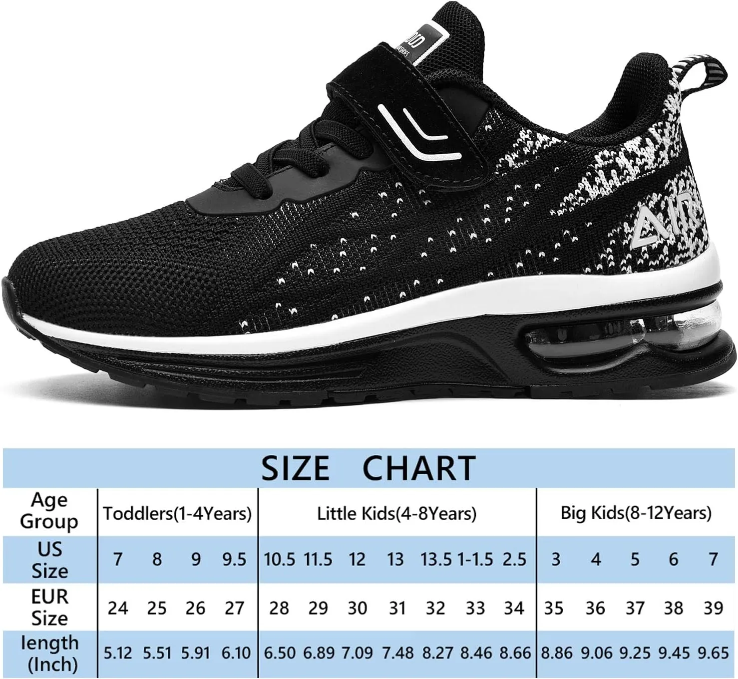 Autper Kids Air Tennis Running Shoes Memory Foam Athletic Lightweight Sports Walking Sneakers for Boys Girls (Little Kid/Big Kid)