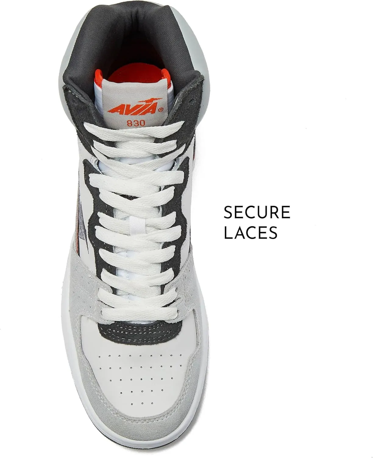 Avia 830 Men's Basketball Shoes, Retro High Top Sneakers for Men Indoor or Outdoor, Street or Court Size 7 to 16