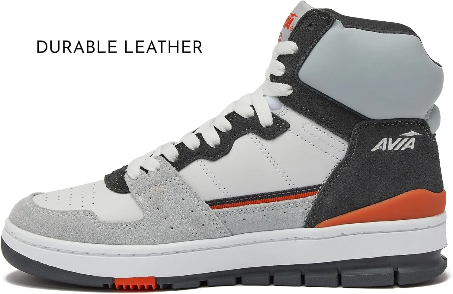 Avia 830 Men's Basketball Shoes, Retro High Top Sneakers for Men Indoor or Outdoor, Street or Court Size 7 to 16