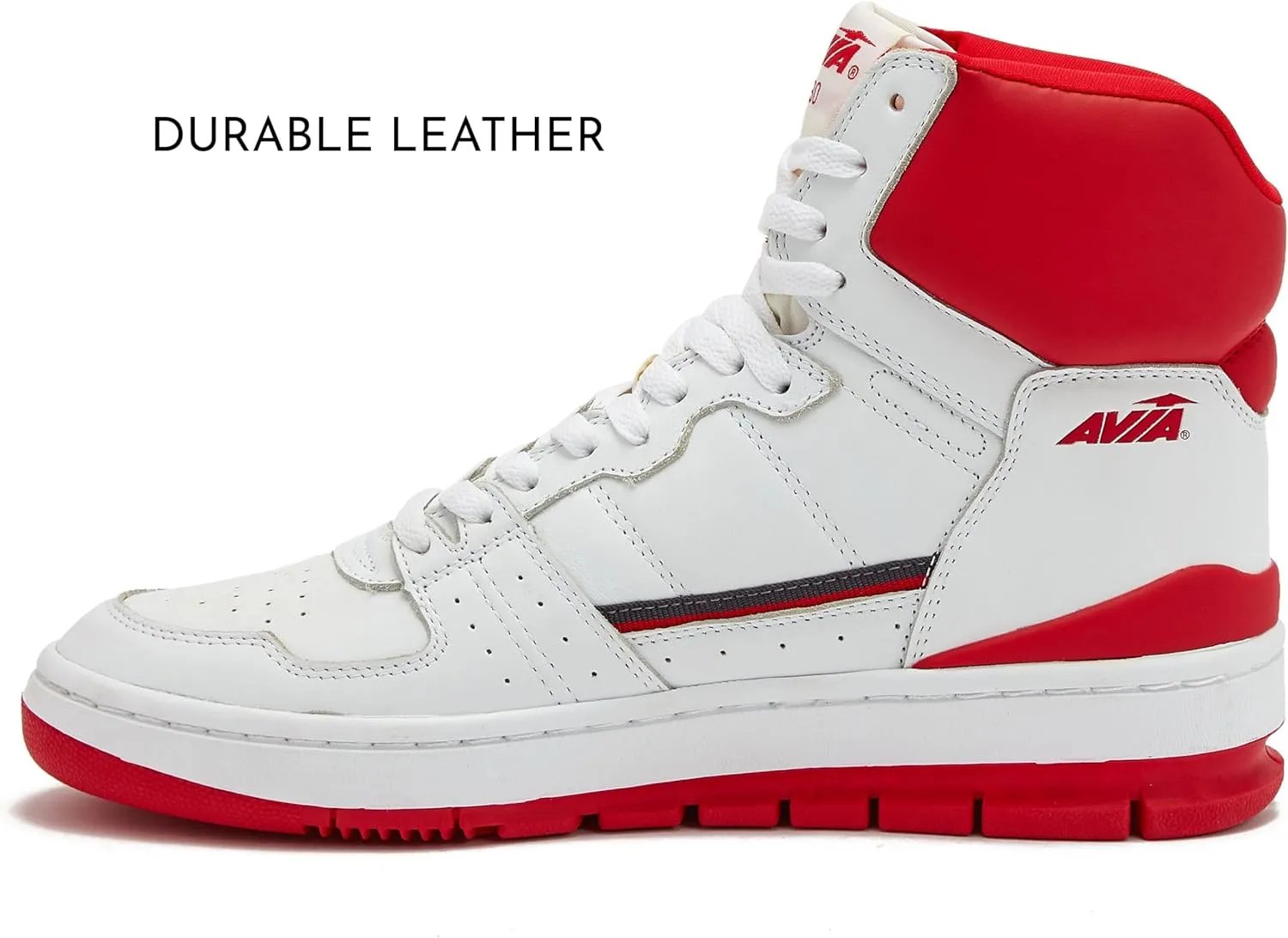 Avia 830 Men's Basketball Shoes, Retro High Top Sneakers for Men Indoor or Outdoor, Street or Court Size 7 to 16