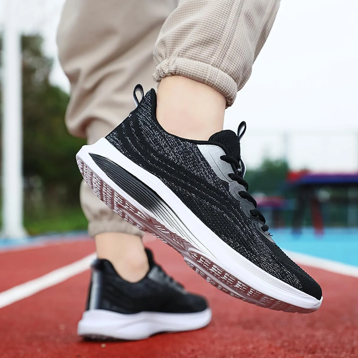 Azooken Men's Walking Shoes Jogging Tennis Footwear Fitness Road Running Fashion Sneakers