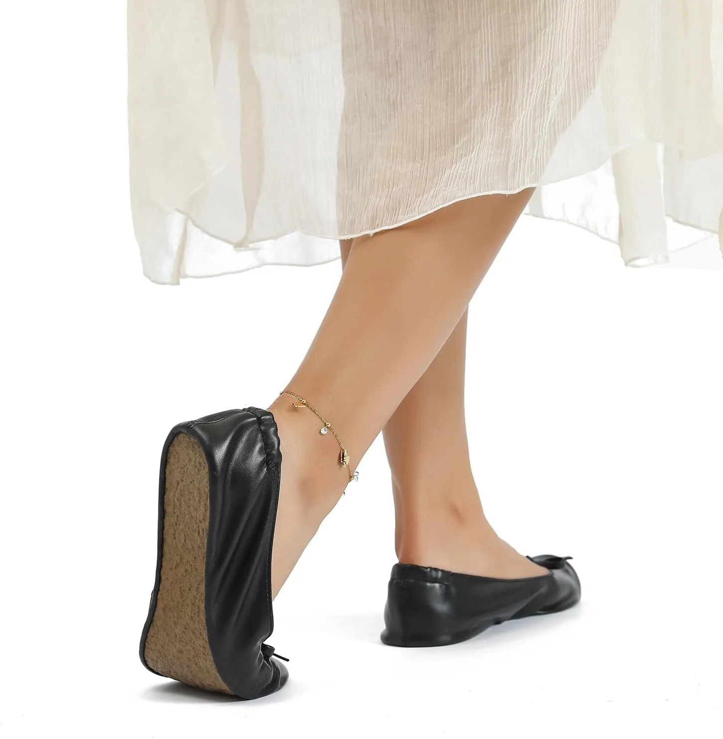 Ballet Flats Ballet Slippers Women Dance Shoes Womens Black Ballet Flats Ballerina Flats Foldable Flats for Women