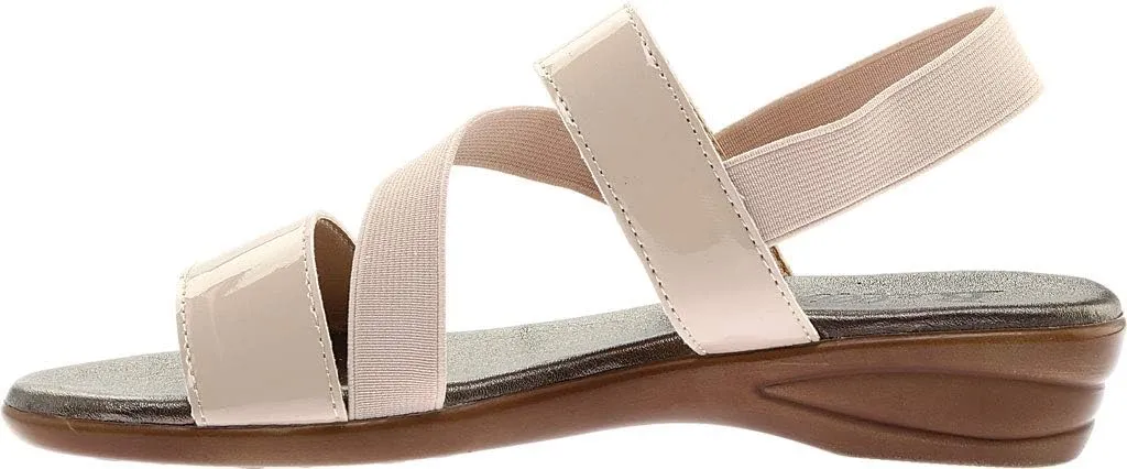 Bellini Chance Women's Elastic Strap Comfortable Sling Back Heeled Sandal