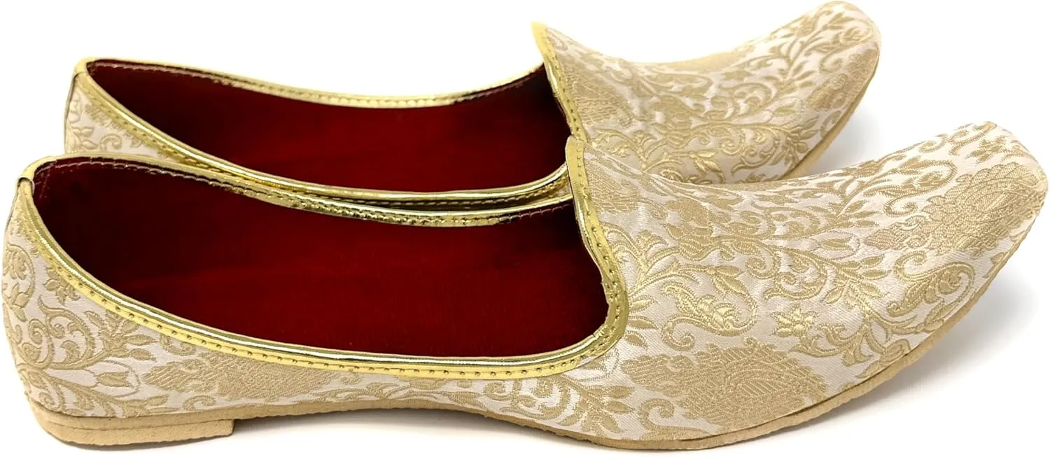 BombayFlow RANVEER Punjabi Jutti Indian Flats Handmade Shoes - Khussa Shoe, Indian Wedding, Sherwani, Kurta, Mojari Shoe