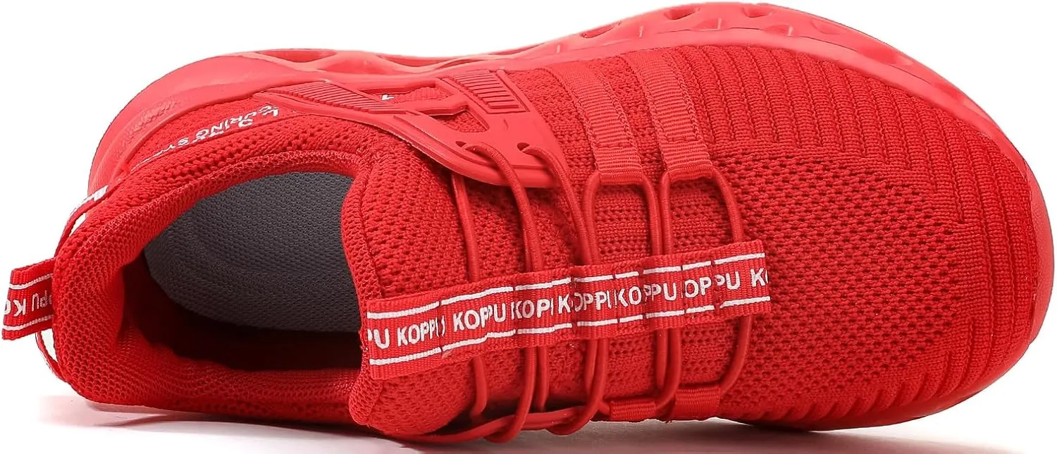 Boys Tennis Shoes Girls Kids Slip on Sneakers Lightweight Running Shoes for Athletic Walking