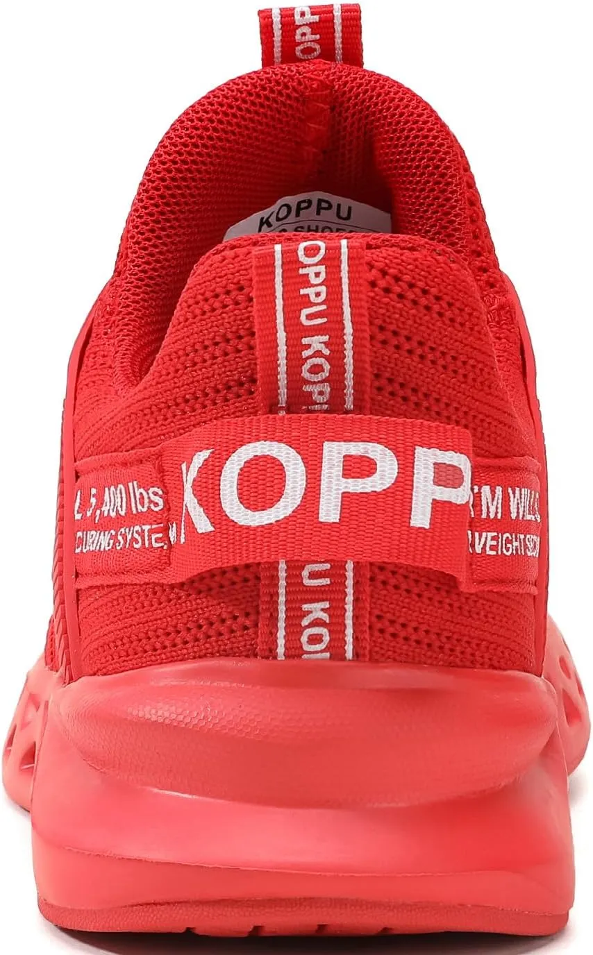Boys Tennis Shoes Girls Kids Slip on Sneakers Lightweight Running Shoes for Athletic Walking