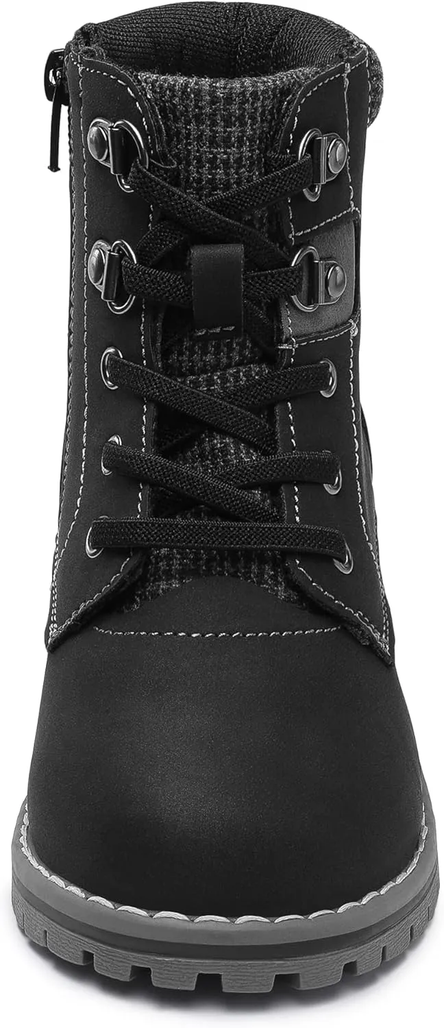 Bruno Marc Boys Girls Ankle Boots Side Zipper Outdoor Comfort Autumn Winter Boots(Toddler/Little Kid/Big Kid)