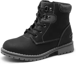 Bruno Marc Boys Girls Ankle Boots Side Zipper Outdoor Comfort Autumn Winter Boots(Toddler/Little Kid/Big Kid)