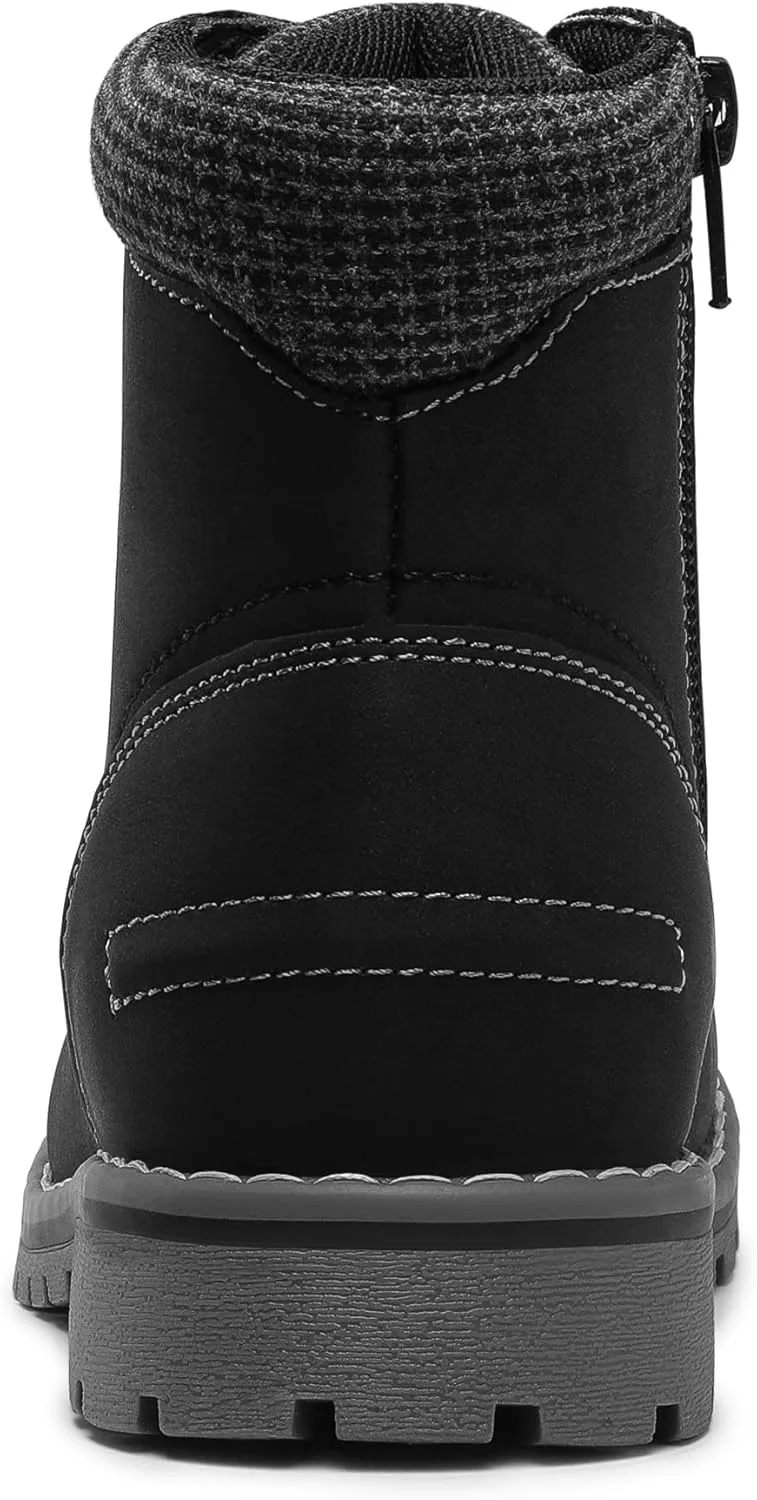 Bruno Marc Boys Girls Ankle Boots Side Zipper Outdoor Comfort Autumn Winter Boots(Toddler/Little Kid/Big Kid)