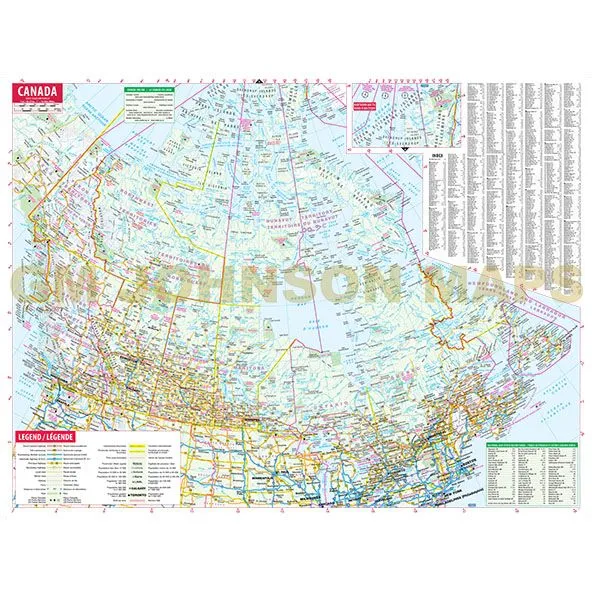 Canada, Canada Road Map [Map] Lucidmap