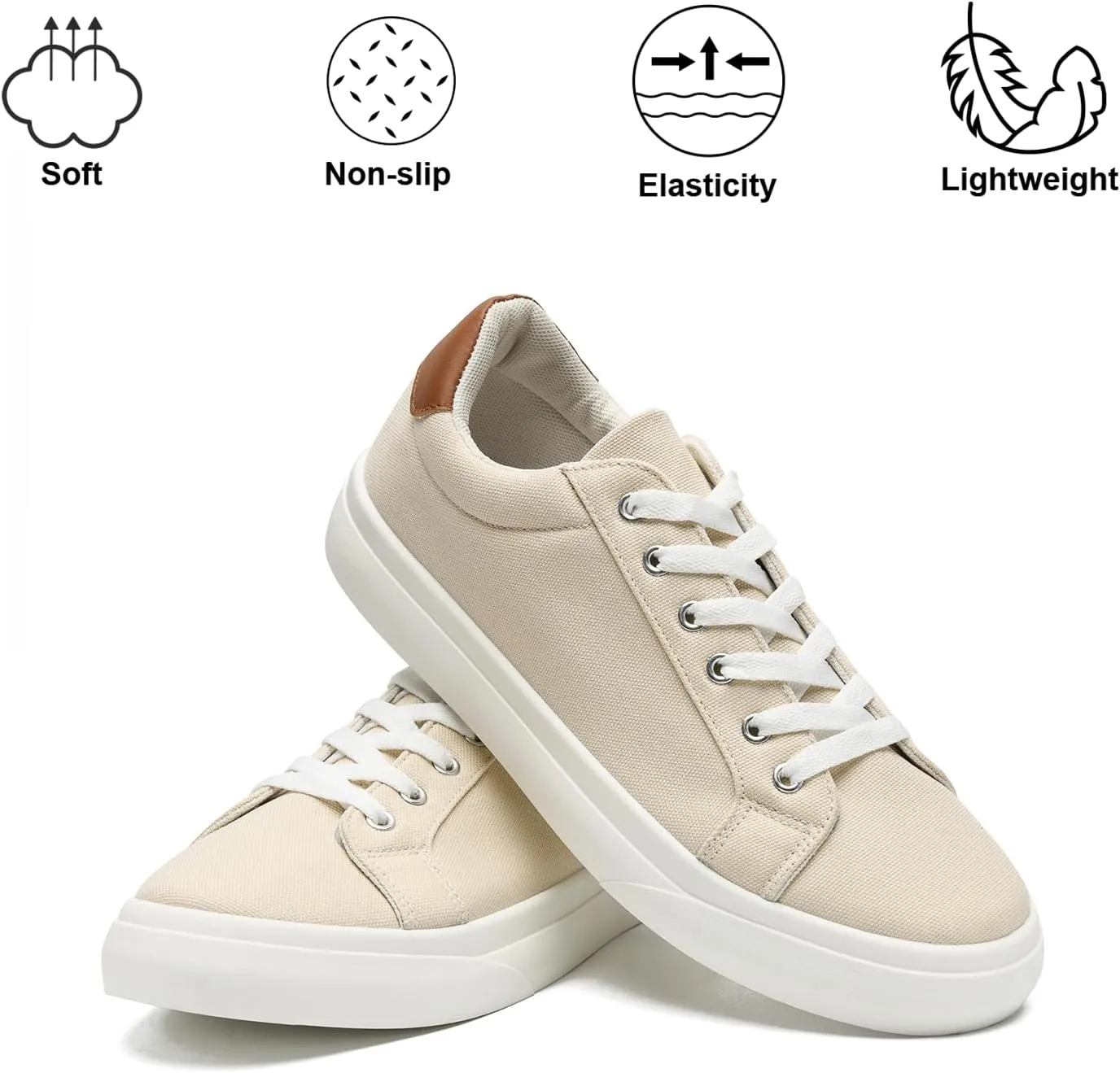 Canvas Shoes for Women and Men Low Top Lace Up Shoes Comfortable Tennis Shoes, Women's Fashion Sneakers Classic Casual Shoes