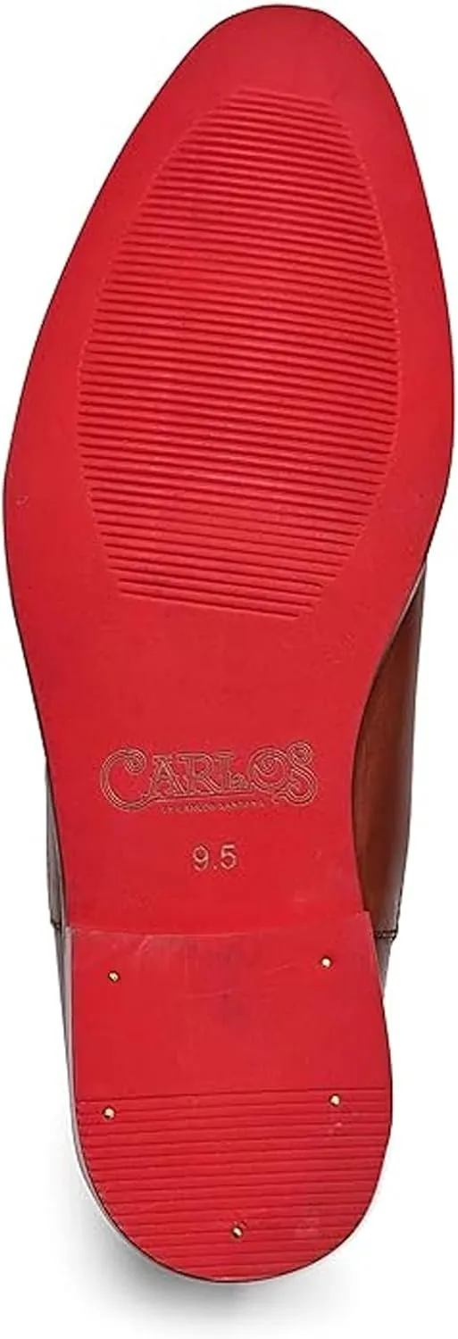 Carlos Santana Mantra Chelsea Boots for Men |Comfort Footbed|Red Elastic Panels