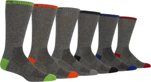 Chaps Sport Cushioned Repreve Athletic Socks-6 Pair Pack-Breathable Front Mesh and Arch Support, Men's Shoe Size: 6-12