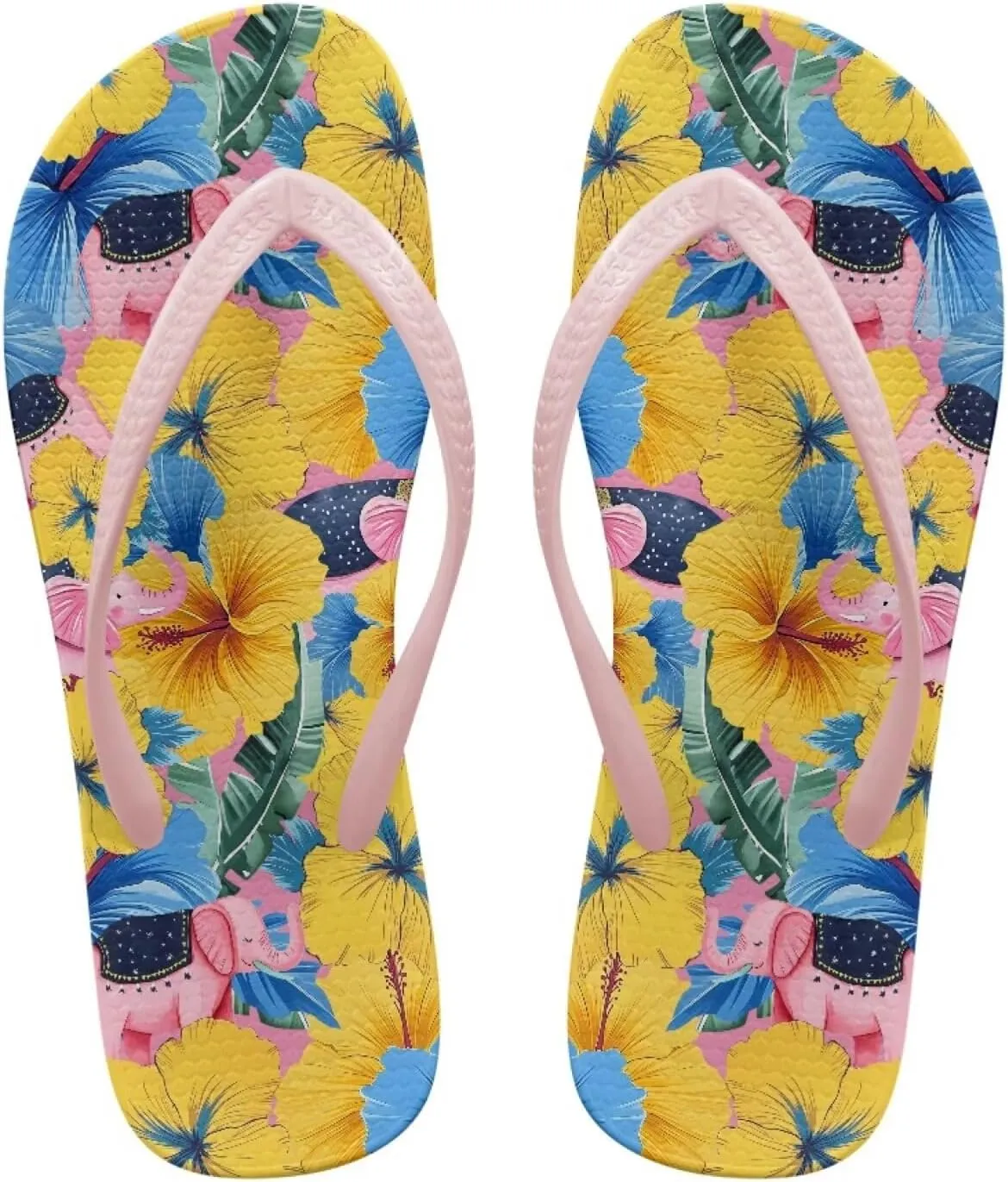 chaqlin Shower Slides for Women Pool Sandals with Rubber Sole, Quick-Dry Waterproof Vacation Footwear