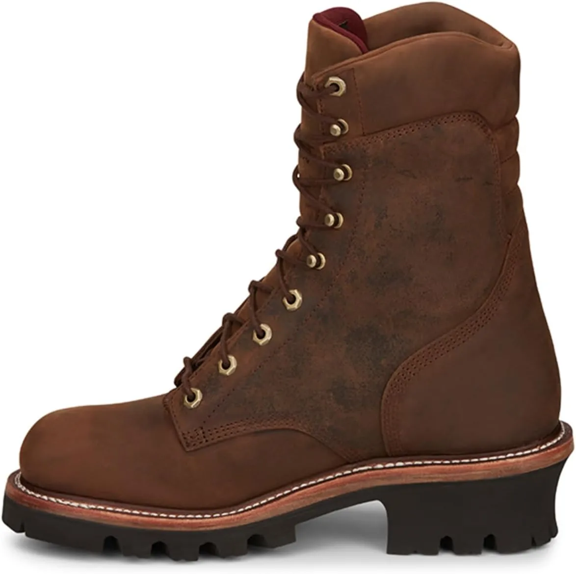 Chippewa Men's 59408 SUPER DNA 9'' WATERPROOF INSULATED LOGGER Boots - Durable Leather Work Footwear, Slip-Resistant Soles, Comfort Fit